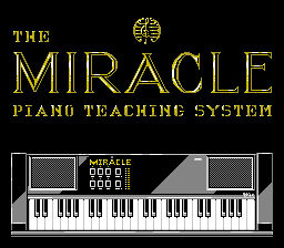 Miracle Piano Teaching System, The (USA) Title Screen